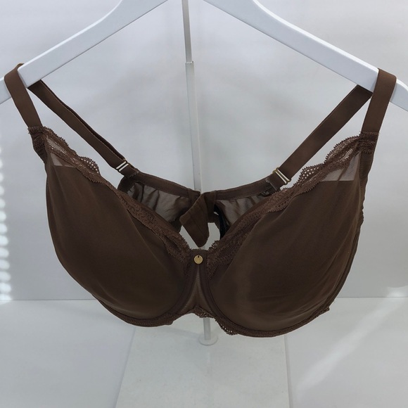 Natori Other - Natori Brown Lace Bra Size 40H